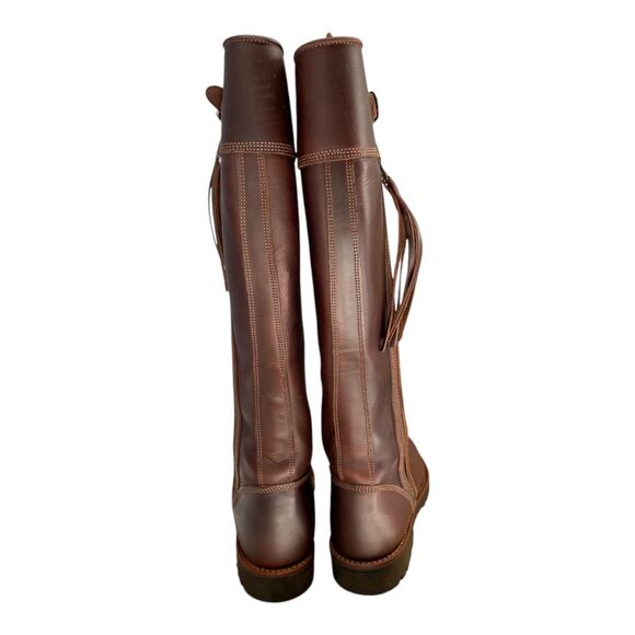 NIB Penelope Chilvers Tall Long Tassel Boot Conker Brown Leather EU 38 / US 7 - Picture 4 of 16